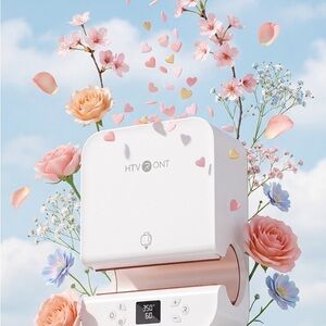 HTVRONT Auto Tumbler Heat Press Machine in White